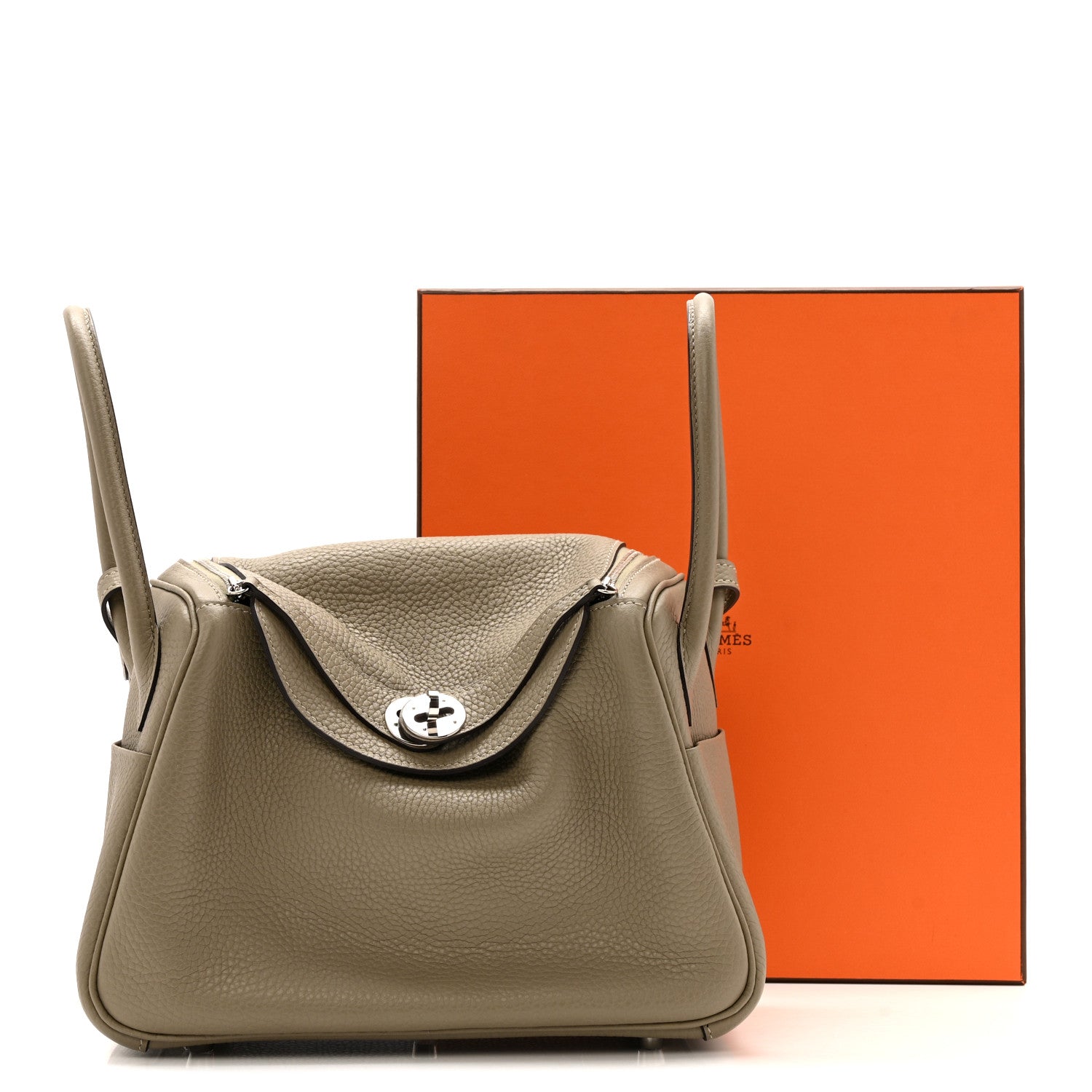 Hermes Taurillon Clemence Lindy 26 Sauge 14 of 14