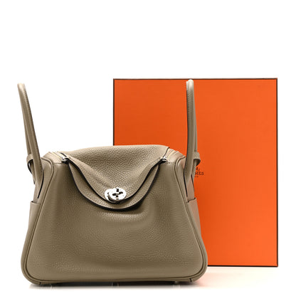 Hermes Taurillon Clemence Lindy 26 Sauge 14 of 14