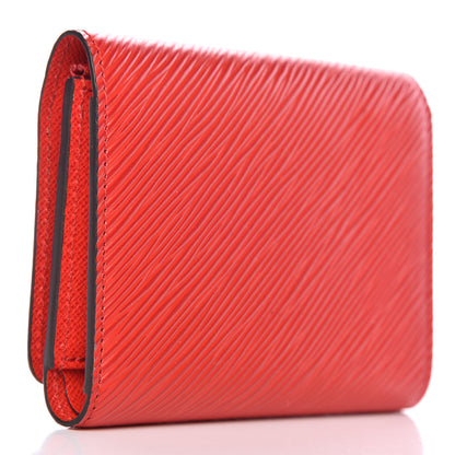 Louis Vuitton Epi Twist Compact Wallet Coquelicot 3 of 7