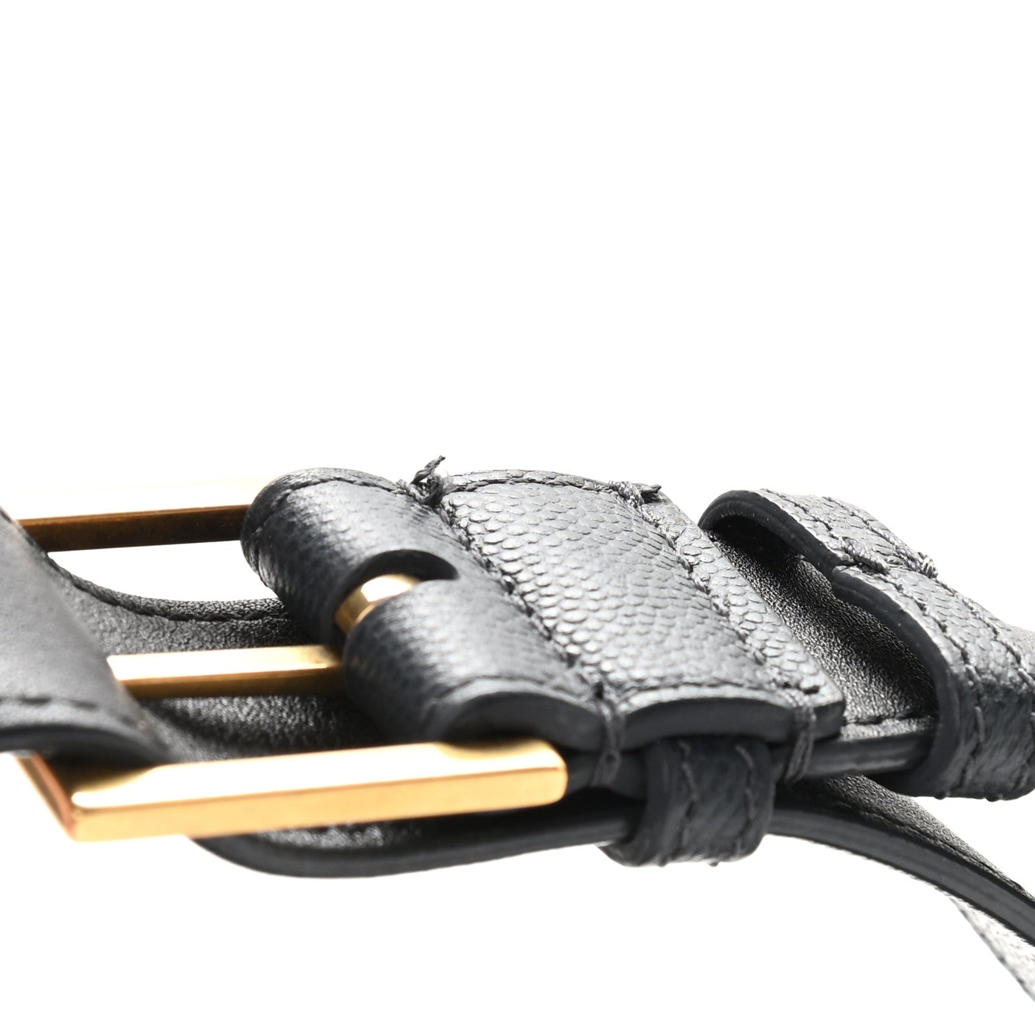 Saint Laurent Grain De Poudre Monogram Belt Bag Dark Smog 10 of 10