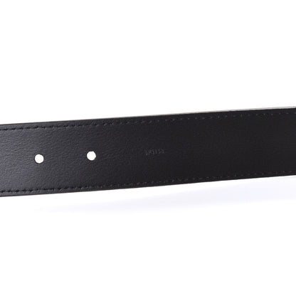 Louis Vuitton Calfskin 35mm Pont Neuf Belt 105 42 Black 4 of 4