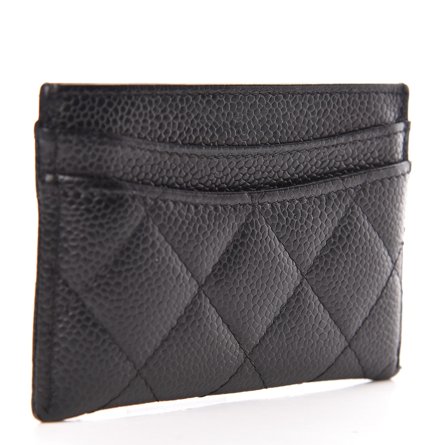 Chanel Caviar Quilted Card Holder Black 3 of 10