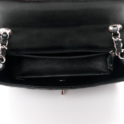 Chanel Lambskin Quilted Mini Rectangular Flap Black 5 of 13