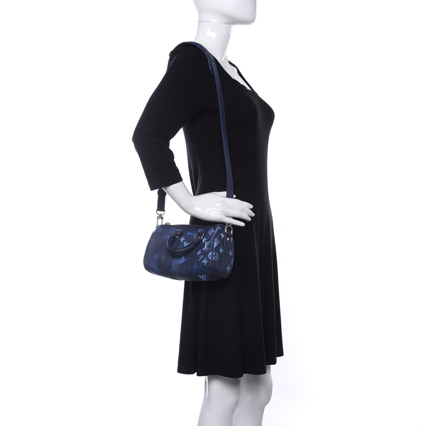 Monogram Ink Watercolor Keepall XS Blue