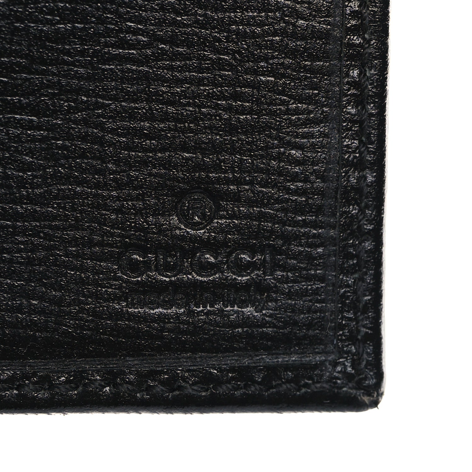 Gucci GG Supreme Monogram Retro Interlocking G Money Clip Black Grey 6 of 7