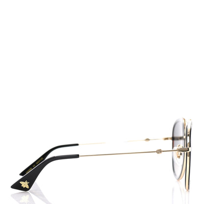 Gucci Aviator Sunglasses GG0062S Black Gold 3 of 9
