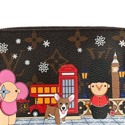 Louis Vuitton Monogram 2021 Christmas Animation London Mini Pochette Accessories Red 8 of 10