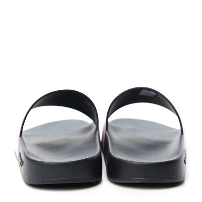 Givenchy Metallic Calfskin Logo Womens Pool Slide Sandals 37 Light Pink 7 of 11
