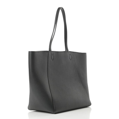 Louis Vuitton Calfskin Lockme Cabas Black 3 of 11