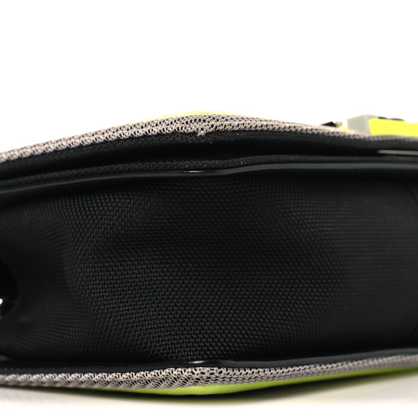 Canvas Quilted Medium Fluo Boy Flap Black Grey Yellow