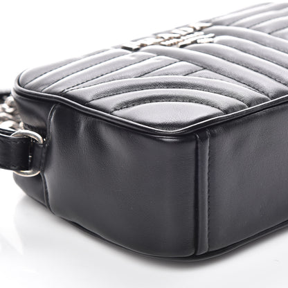 Prada Soft Calfskin Diagramme Crossbody Bag Black 7 of 8