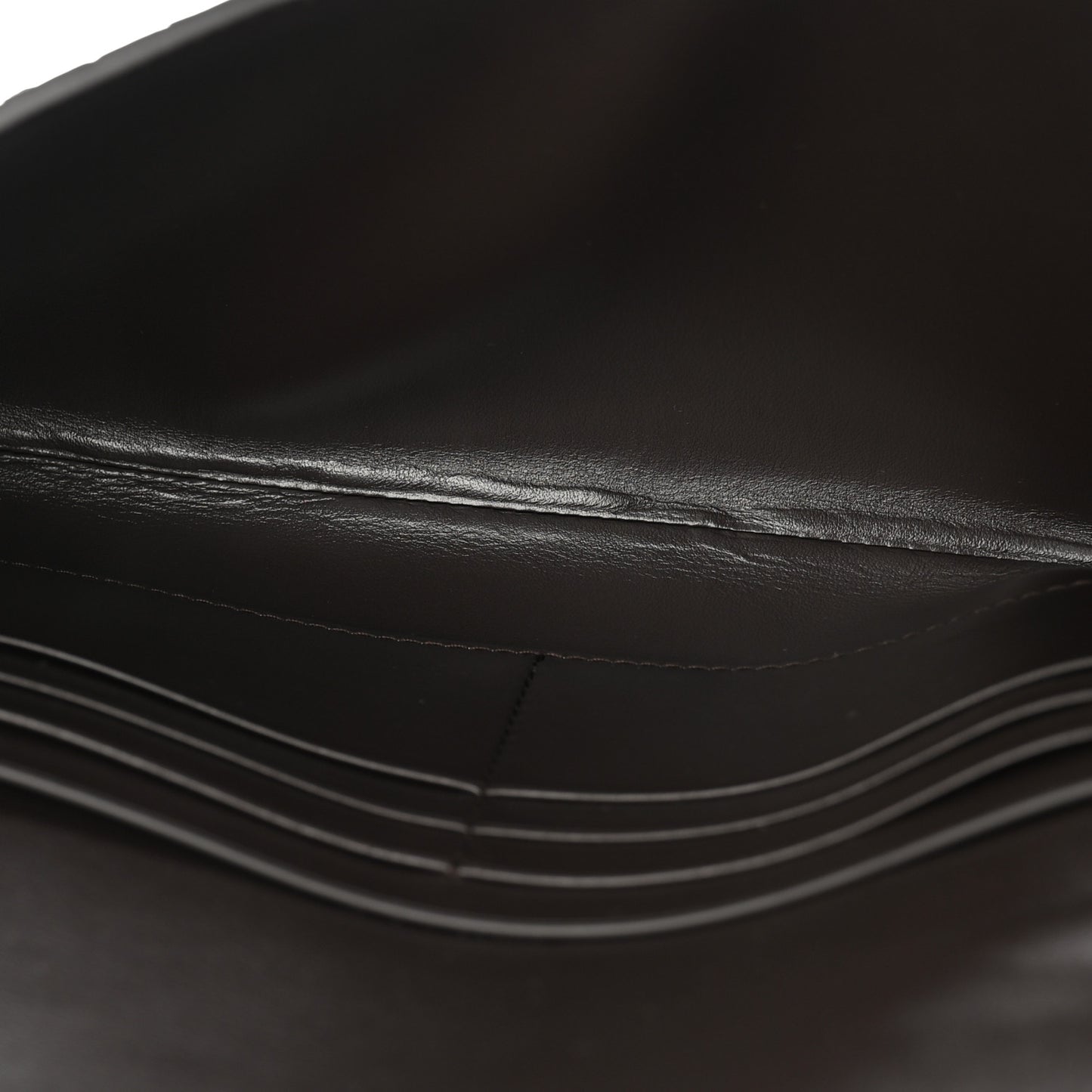 Nappa Intrecciato Long Andiamo Top Handle Clutch Fondant