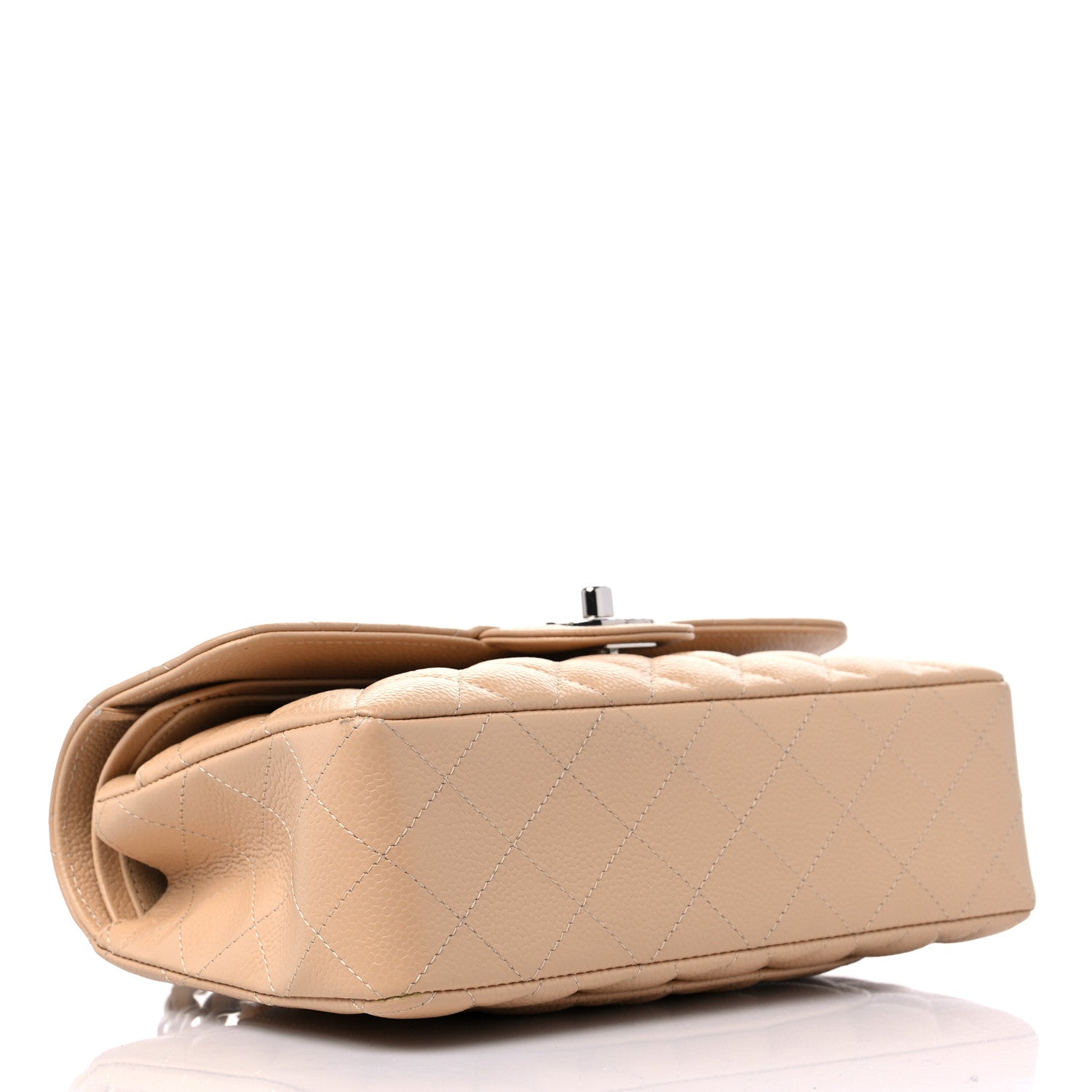 Chanel Caviar Quilted Small Double Flap Beige 4 of 9