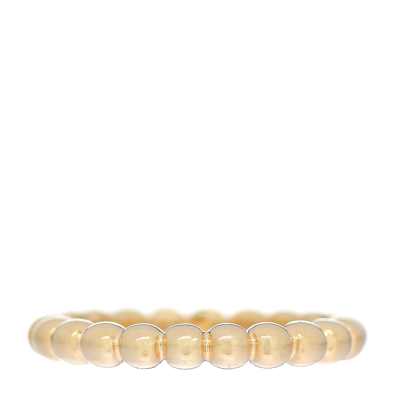 Van Cleef & Arpels 18K Yellow Gold Medium Perlee Ring 49 5 1 of 4