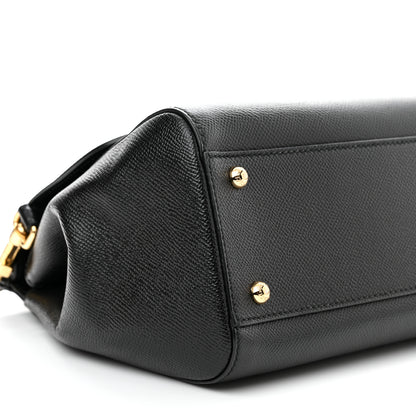Dolce & Gabbana Dauphine Medium Miss Sicily Satchel Black 8 of 11