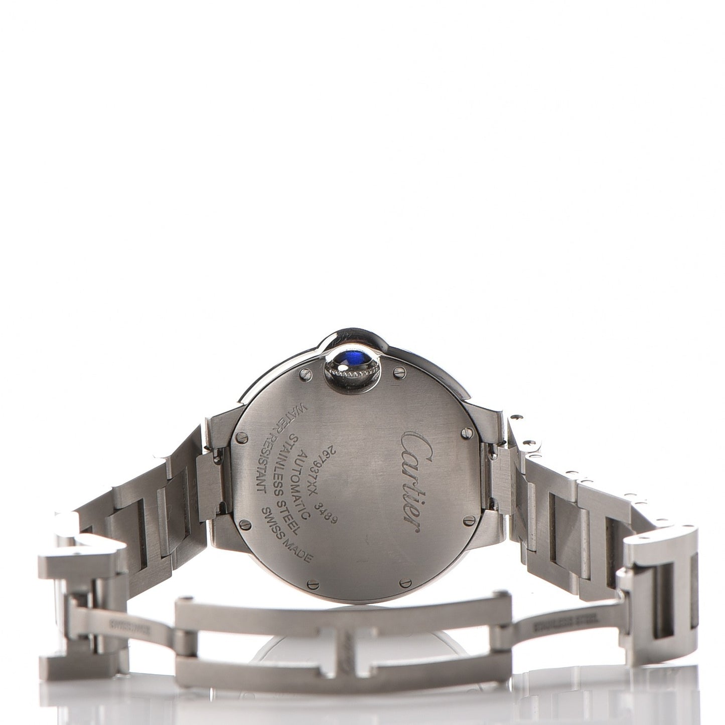 Stainless Steel Diamond 33mm Ballon Bleu De Automatic Watch