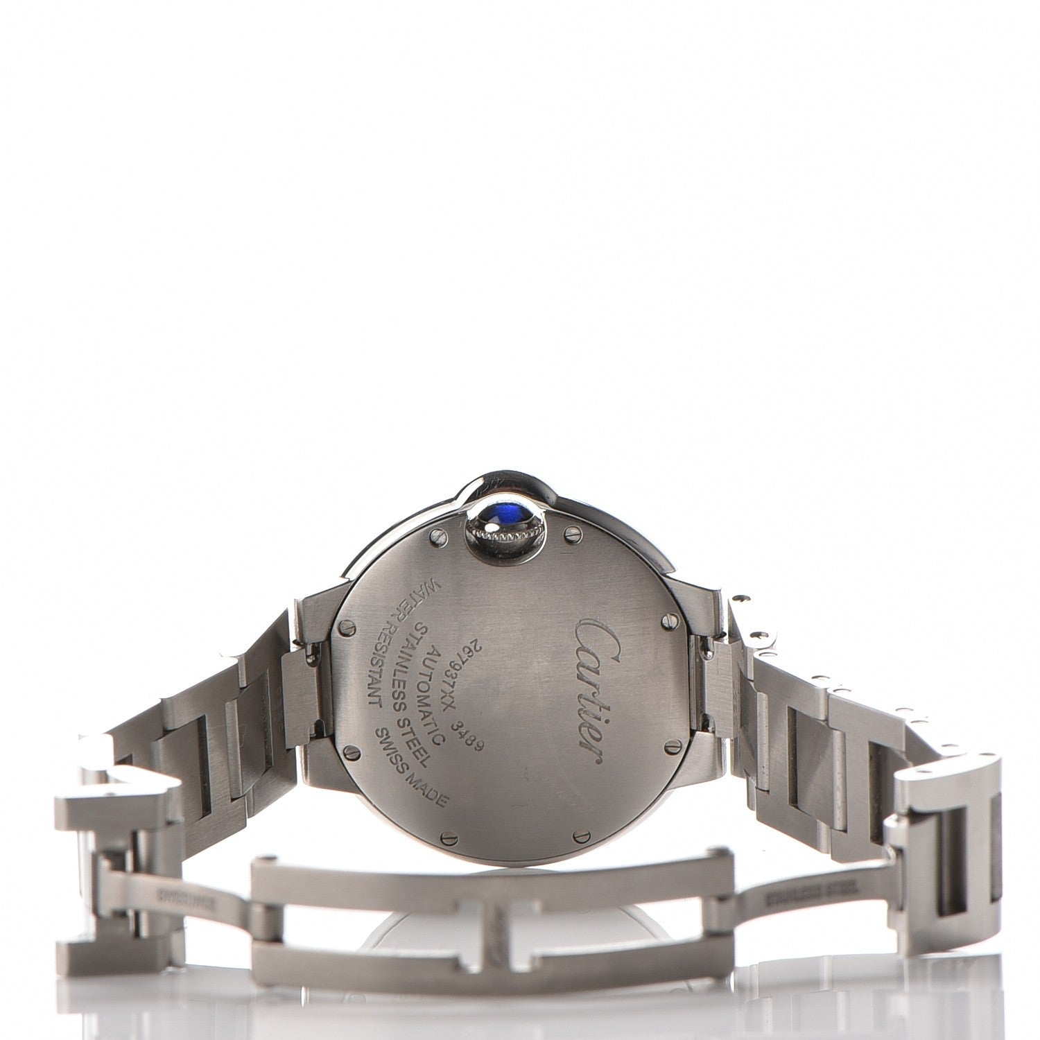 Cartier Stainless Steel Diamond 33mm Ballon Bleu De Automatic Watch 12 of 14