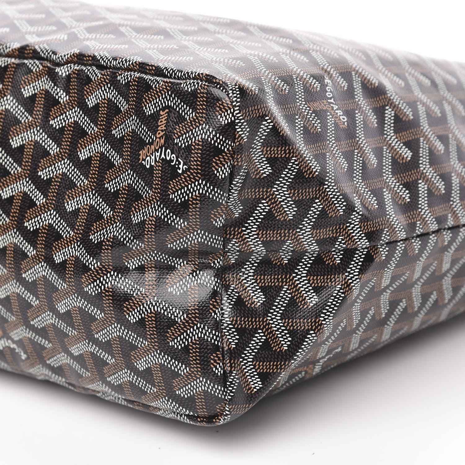 Goyard Goyardine Saint Louis PM Black Gold 9 of 9