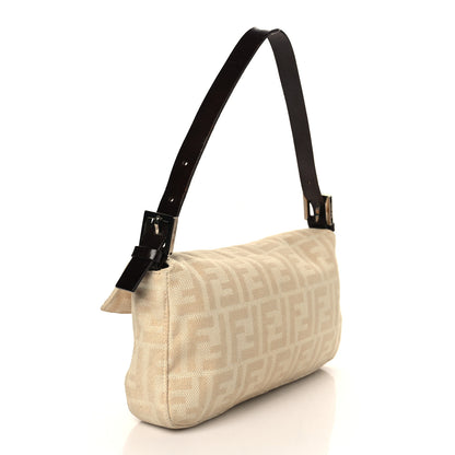 Fendi Zucca Baguette Beige 3 of 9