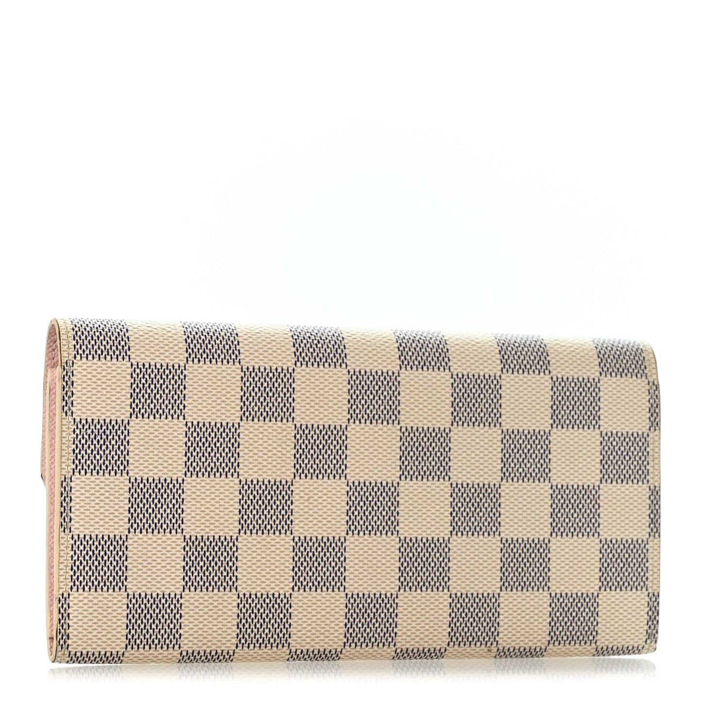 Damier Azur Emilie Wallet Rose Ballerine