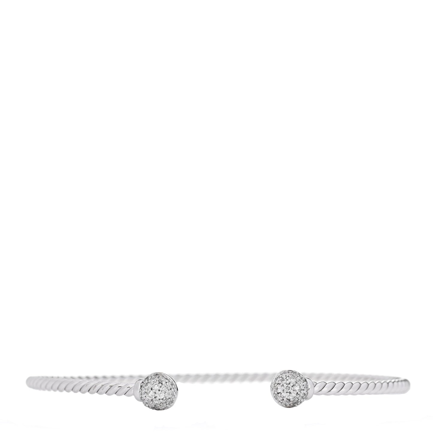 18K White Gold Diamond Petite Solari Bracelet