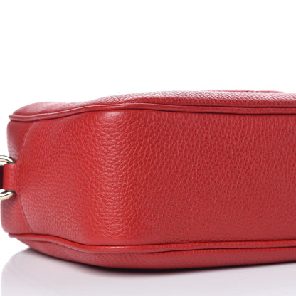 Gucci Pebbled Calfskin Small Soho Disco Bag Tabasco Red 5 of 9