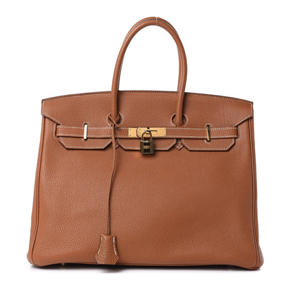 Hermes Togo Birkin 35 Gold 1 of 37