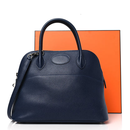 Hermes Taurillon Clemence Bolide 31 Bleu Nuit 9 of 9
