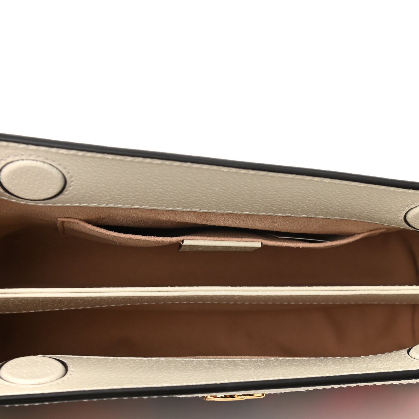 GG Supreme Monogram Flora Web Small Ophidia Chain Shoulder Bag White