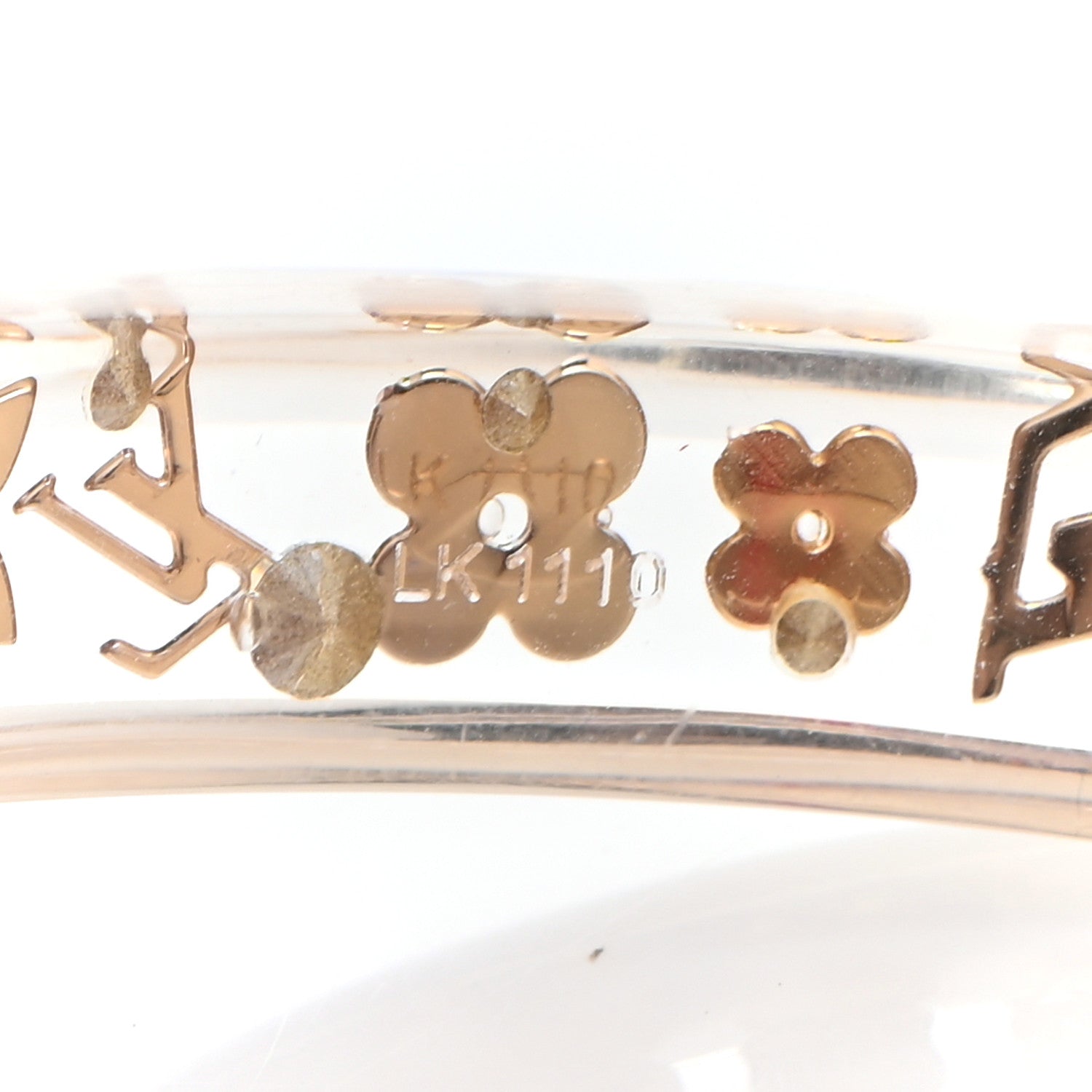 Louis Vuitton Resin Swarovski Small Inclusion Bracelet PM Transparent 4 of 4