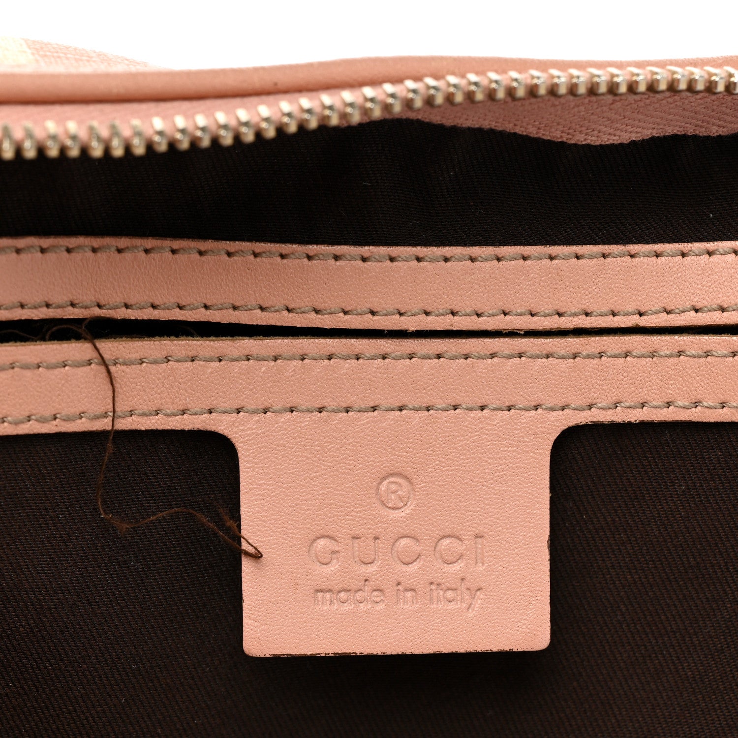 Gucci GG Plus Monogram Web Stripe Medium Joy Boston Pink 5 of 14