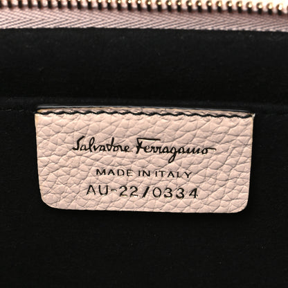 Salvatore Ferragamo Calfskin Small Gancini Crossbody Pink Lemonade 6 of 11