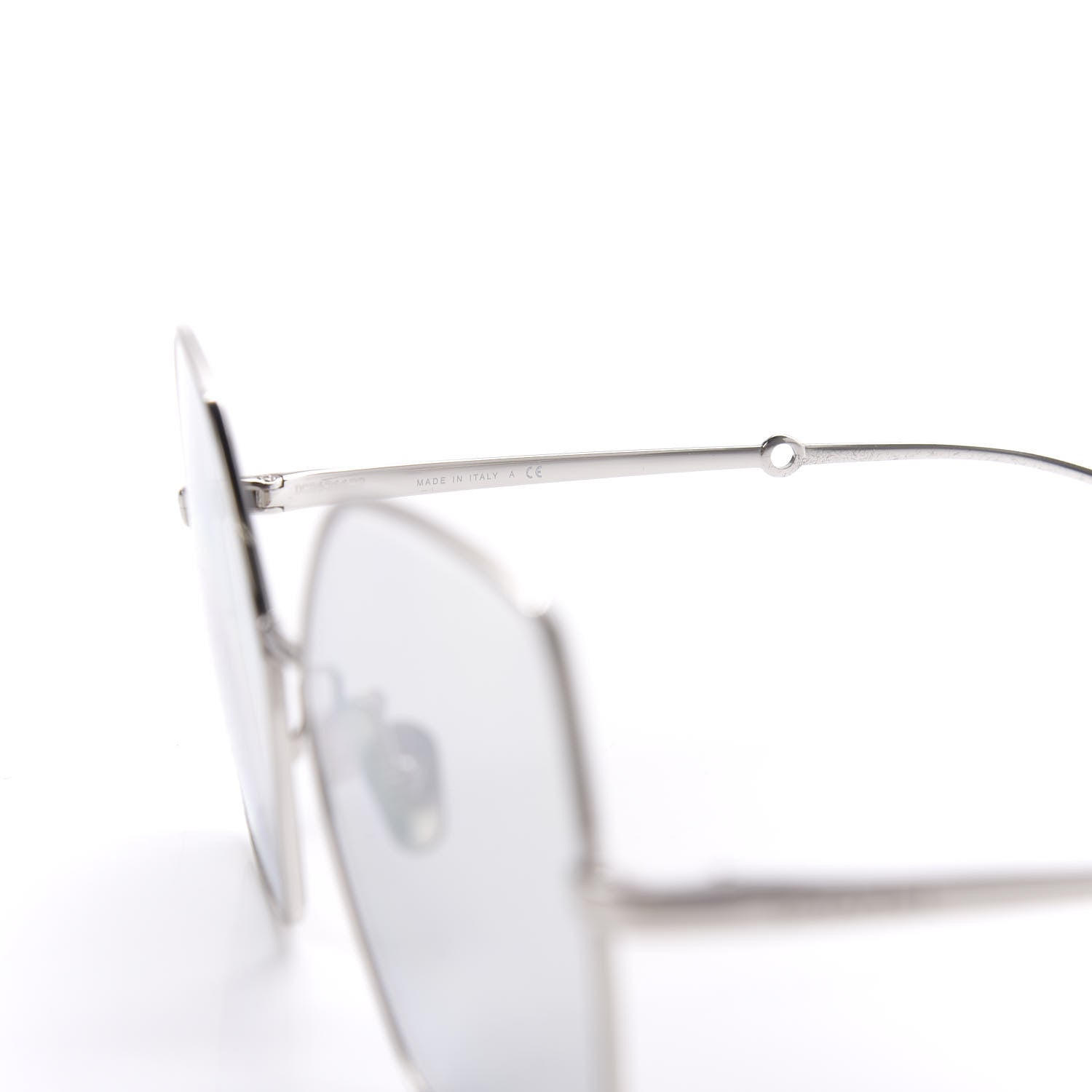 Chanel Butterfly Removable Pearl Chain Sunglasses 4262 Silver 6 of 10