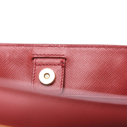 Prada Saffiano Lux Large Tote Fuoco 8 of 14
