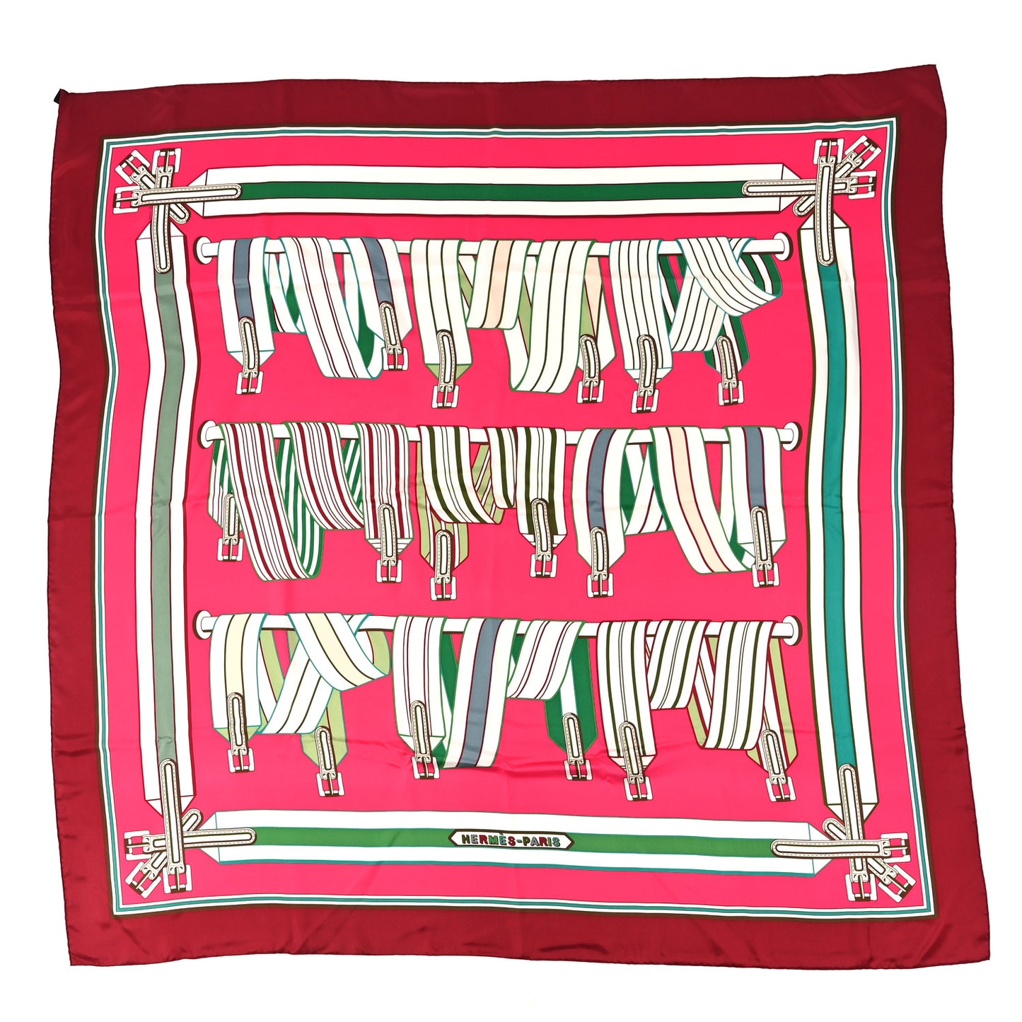 Silk Les Sangles Finesse Scarf 140
