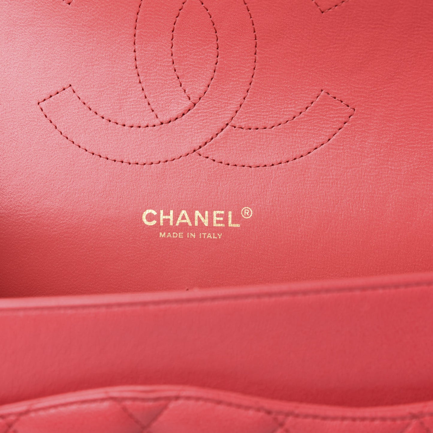Caviar Quilted Jumbo Double Flap Dark Pink