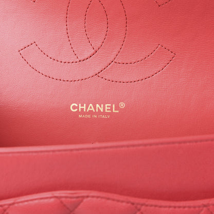 Chanel Caviar Quilted Jumbo Double Flap Dark Pink 6 of 12