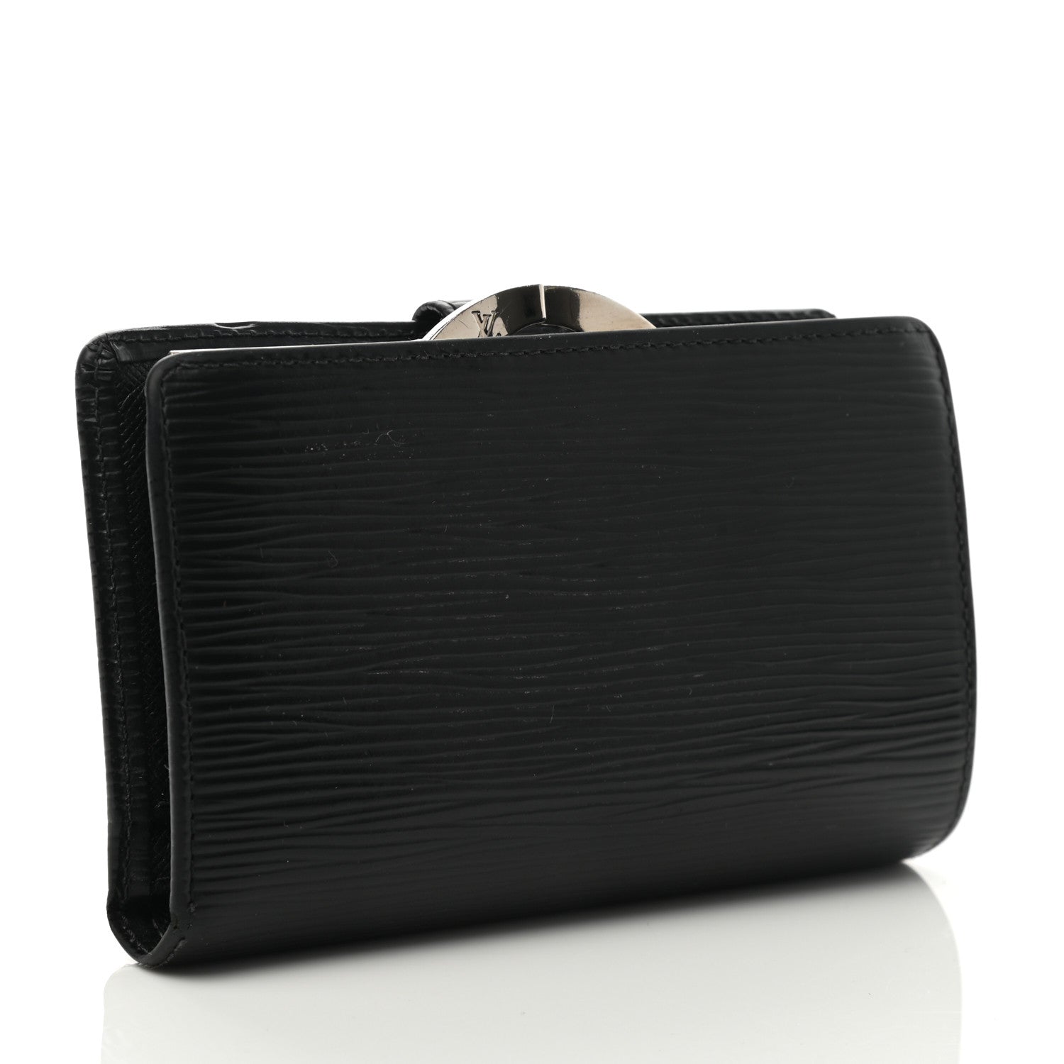 Louis Vuitton Epi French Purse Wallet Black 3 of 8