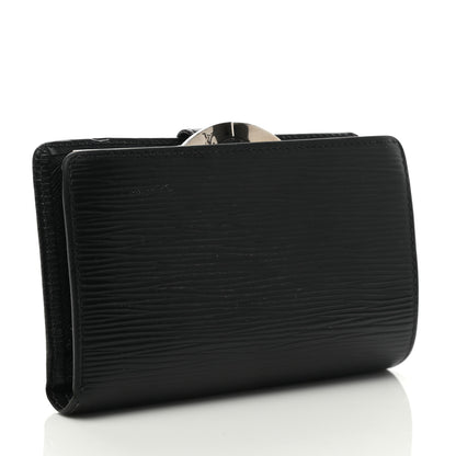 Louis Vuitton Epi French Purse Wallet Black 3 of 8