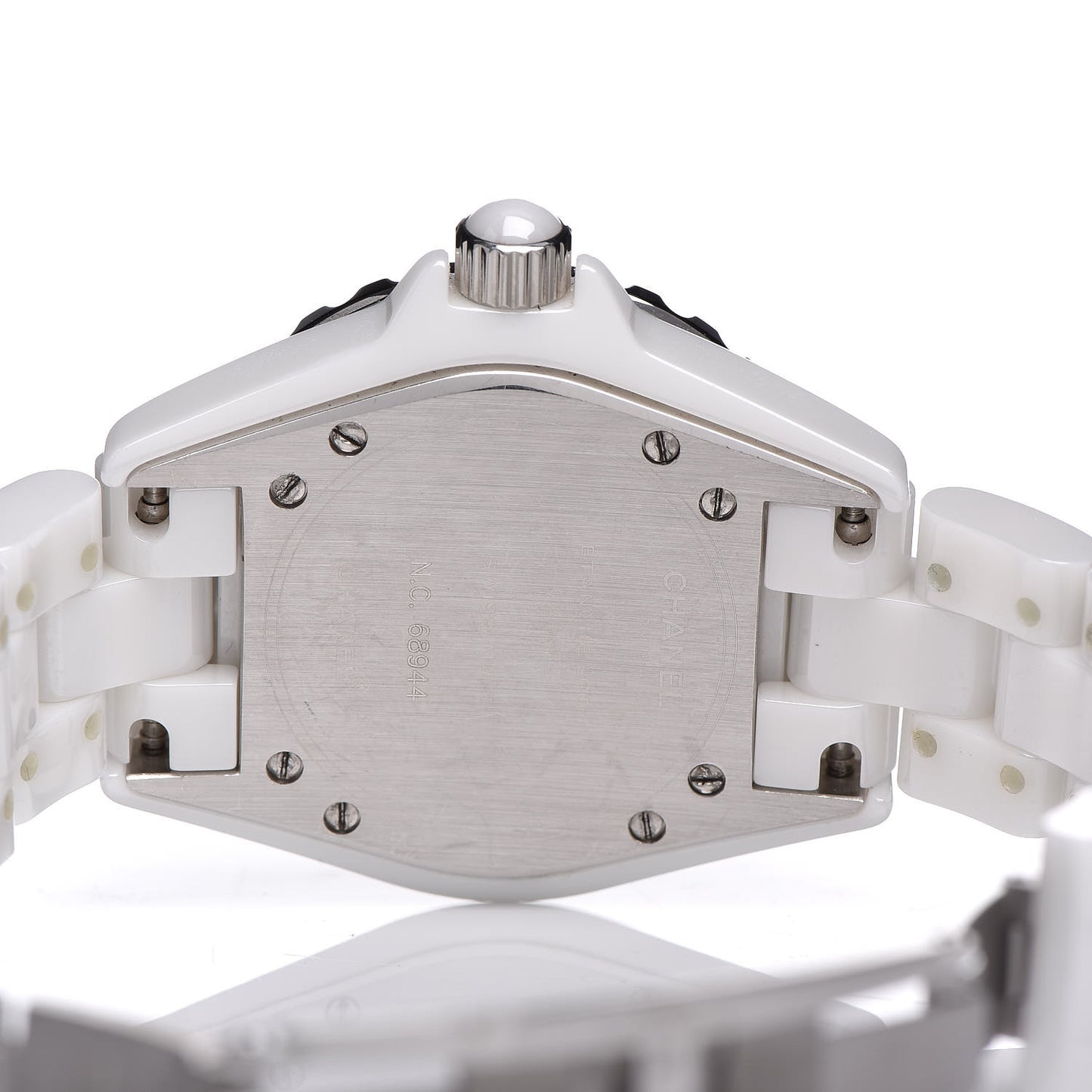 Stainless Steel Ceramic 33mm J12 Quartz Watch White