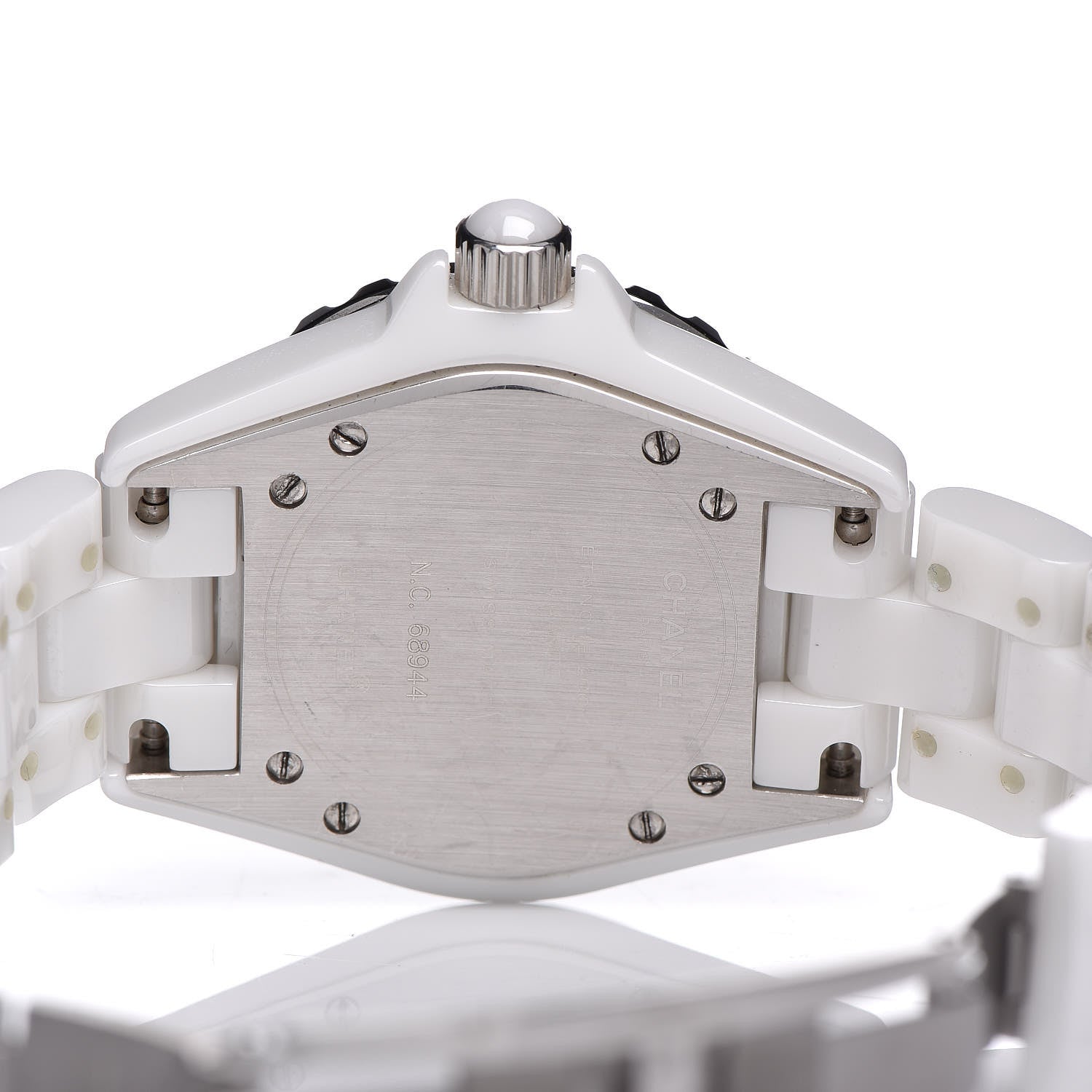 Chanel Stainless Steel Ceramic 33mm J12 Quartz Watch White 6 of 6
