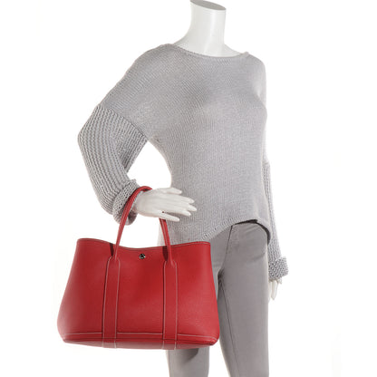 Hermes Vache Country Garden Party 36 MM Rouge Casaque 2 of 14