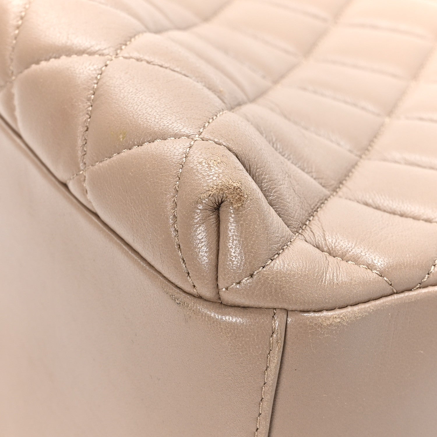 Chanel Lambskin Quilted Medium Trendy CC Bowling Bag Beige 12 of 14