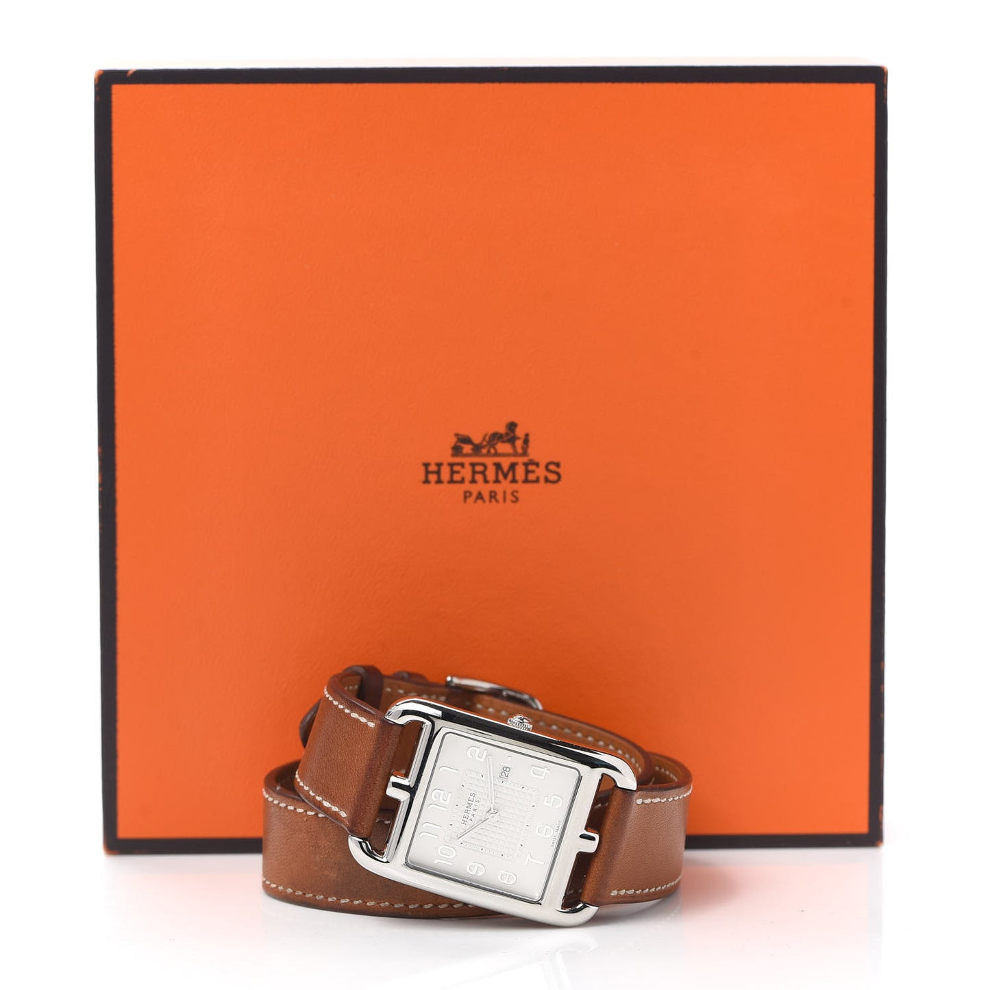 Stainless Steel Barenia 29mm Cape Cod Double Tour Quartz Watch Fauve