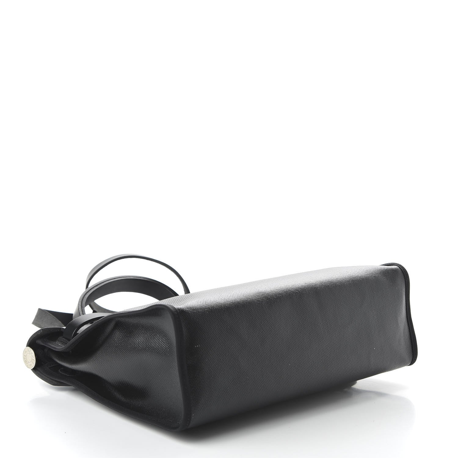 Hermes Toile H Berline Vache Hunter Herbag Zip PM 31 Black Ecru 4 of 9