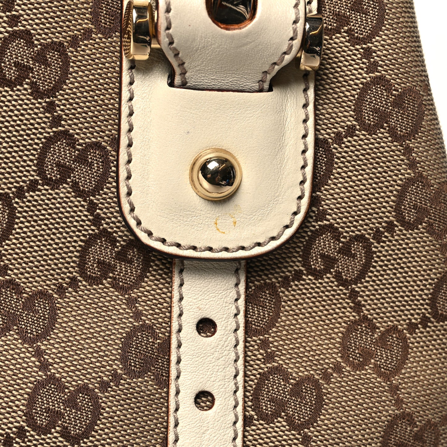 Monogram Medium Pelham Shoulder Bag Off White