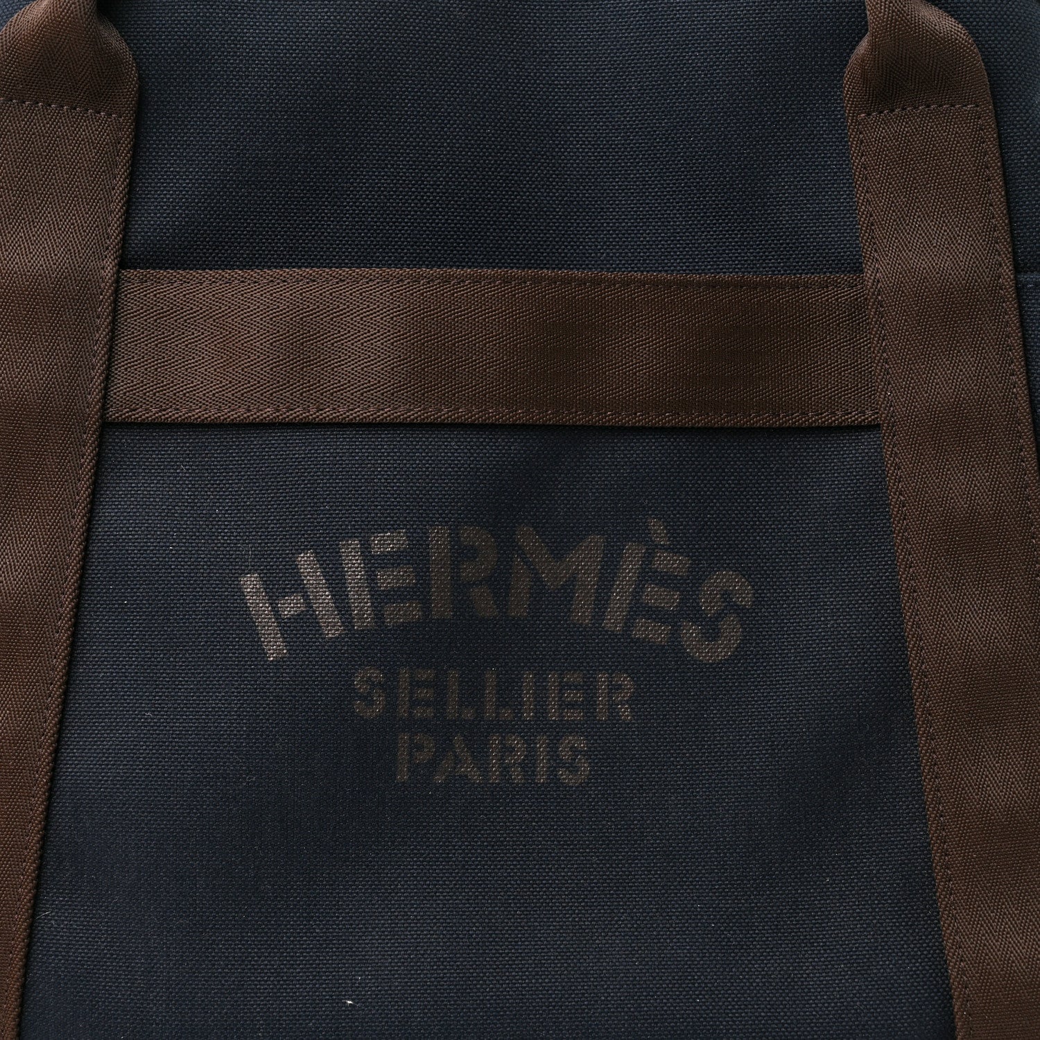 Hermes Toile Sac De Pansage Groom Bleu Navy Feu 10 of 13