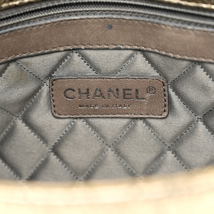 Chanel Distressed Metallic Lambskin Quilted Le Marais Ligne Flap Gold 6 of 18