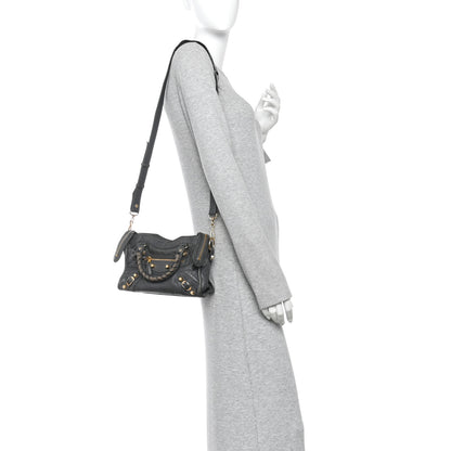 Balenciaga Agneau Giant 12 Gold Hardware Mini City Gris Tarmac 2 of 10