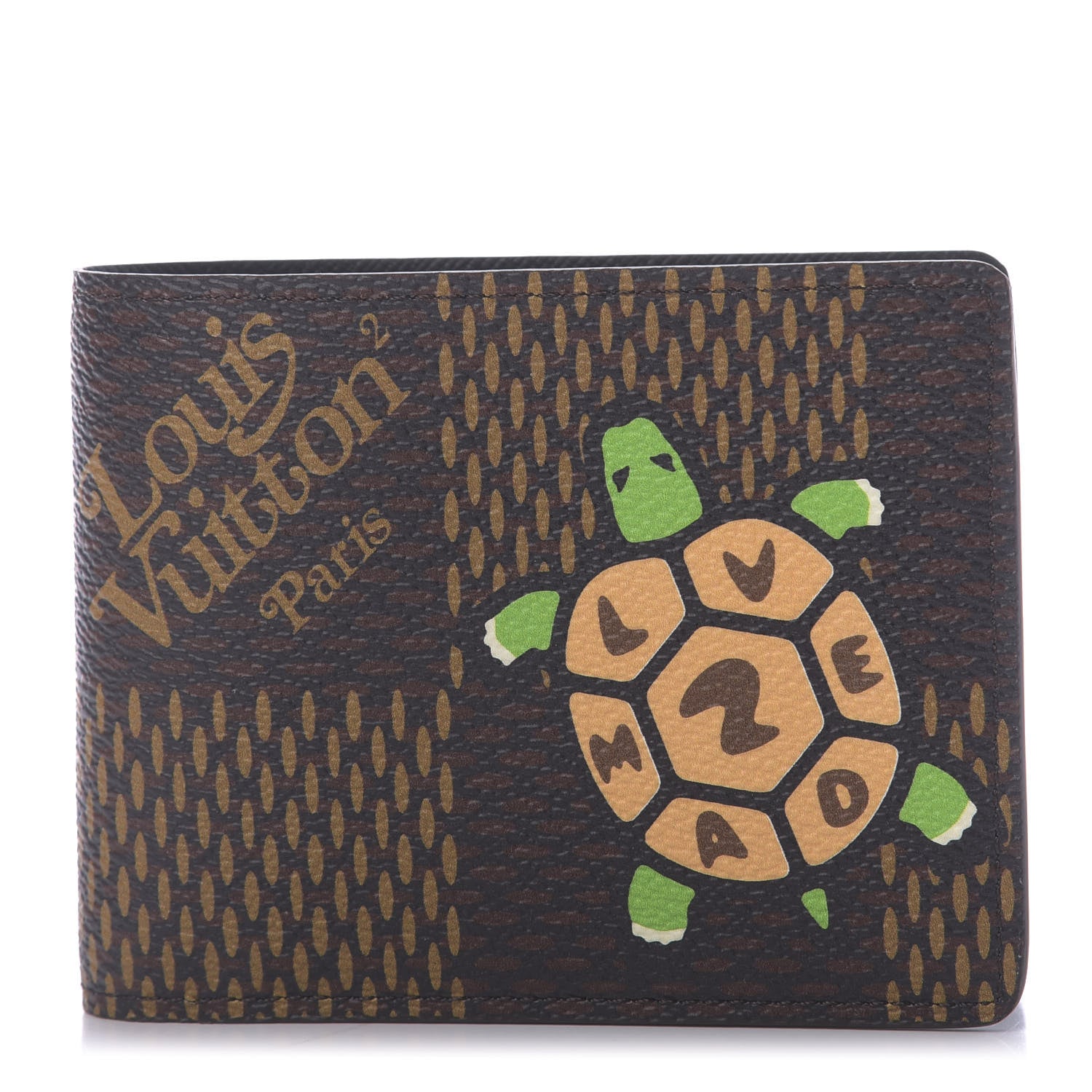 Louis Vuitton X NIGO Giant Damier Ebene Tortoise Multiple Wallet 1 of 6
